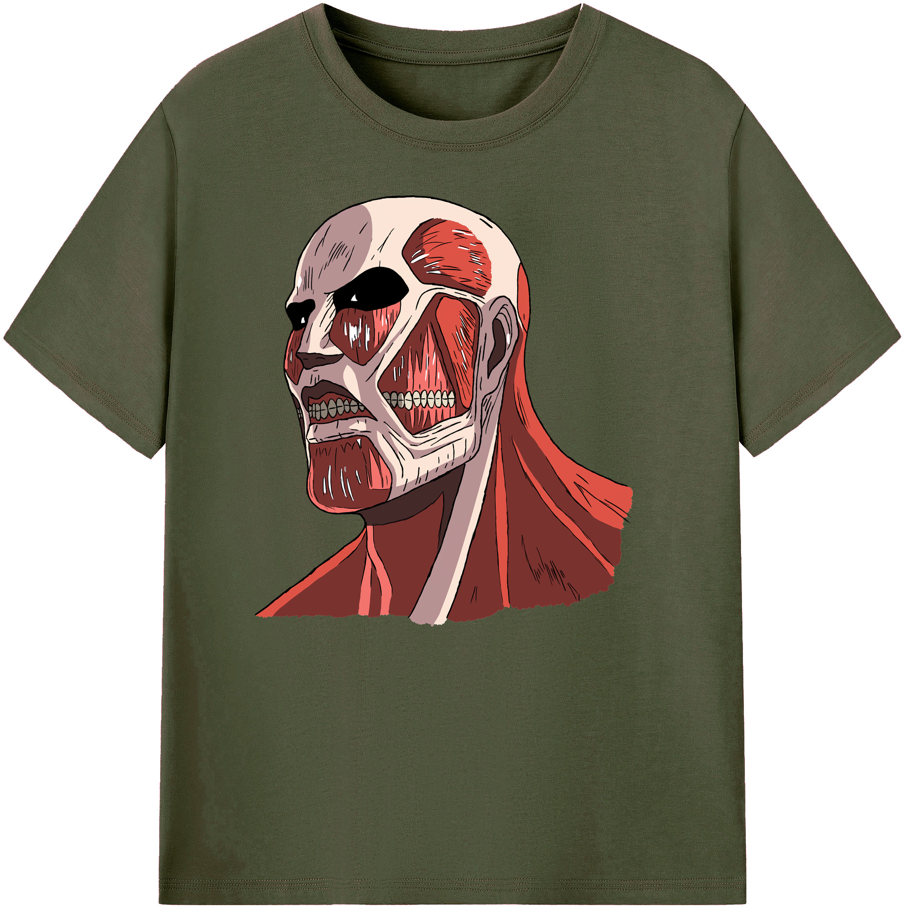 （画像用） 進撃の巨人 Attack on Titan 綿100％ メンズ半袖Tシャツ｜肌触りやわらか＆通気性